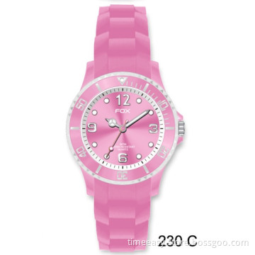 Branded Silicone Quartz Quality Gift Watches with Various Colors